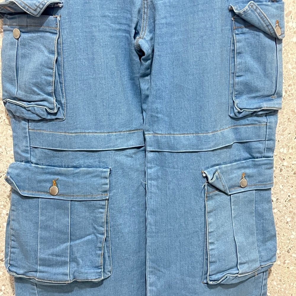 Daisy Blue Flare Wide Leg Jeans - Picture 4 of 9